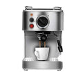 Machine à Café Semi-Automatique, Machine à Café Intelligente Italienne, Machine à Café à la Maison, Machine à Mousser le Lait, Machine à Café à Pompe, 205Mm × 260Mm × 320Mm, Argent Intéressant, HUAN