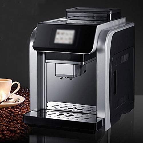 Machine à Café Espresso, Machine à Café Entièrement Automatique, Double Chaudière, Moulin à Café Fantaisie, Consommateur Et Commercial 422Mm × 280Mm × 380Mm Argent (Couleur: Silve Intéressant, HUANG