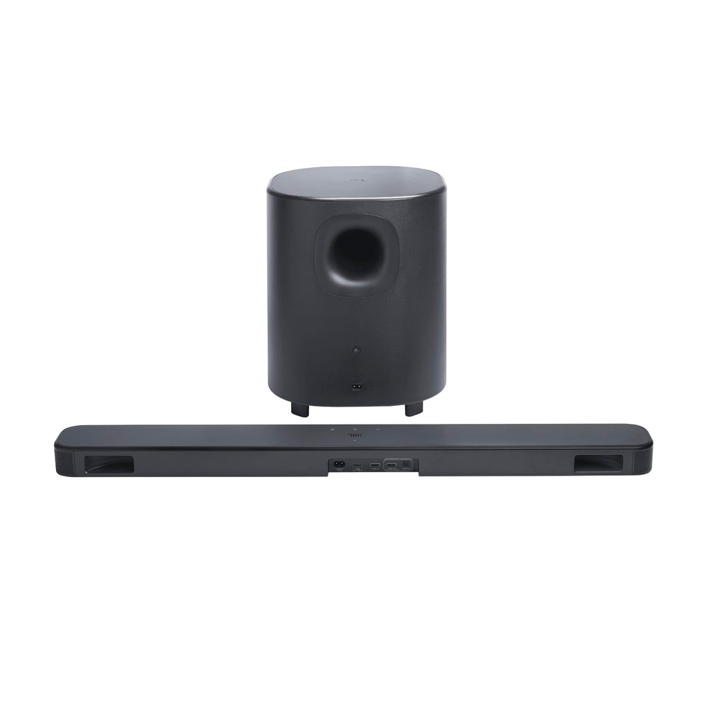 JBL Bar 500 MK2, Barre de Son Bluetooth 5.1 canaux pour TV avec Caisson de Basses de 25,4 cm, Dolby Atmos, HDMI eARC, Wi-FI, vidéo 4K, PureVoice 2.0 et MultiBeam 3.0, Noir
