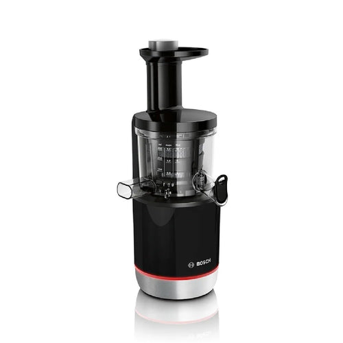 Bosch VitaExtract MESM731M Extracteur de Jus – Extraction lente pour réduire l'oxydation – Contrôle du niveau de pulpe et 3 différents filtres – 150 W – Couleur : noir