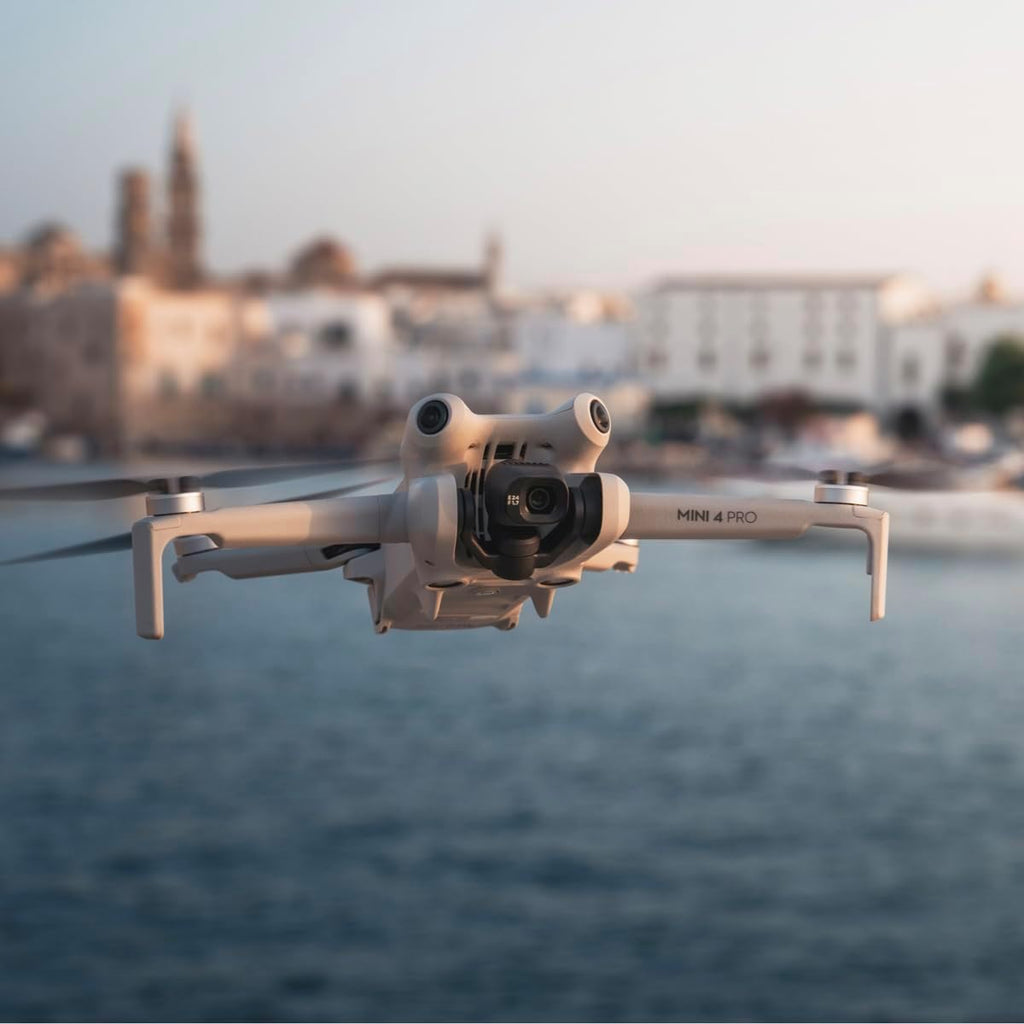 DJI Mini 4 Pro (DJI RC 2), Mini Drone Pliable avec Caméra 4K pour Adultes, Moins de 0,549 lb/249 g, Temps de Vol 34 min, Transmission Vidéo 20 km, Détection Omnidirectionnelle, C0