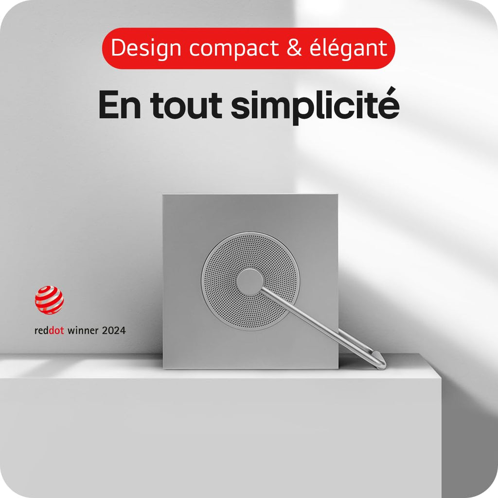 LG CineBeam Portable Vidéoprojecteur HU710PB Design Compact pour Home Cinema, 500 Lumen, 4K UHD, Projection Entre 50"~120", LG Smart webOS 6.0, Bluetooth et Haut-parleurs intégrés