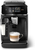 Philips Machine à Expresso Entièrement Automatique Séries 2300-4 Boissons, Écran tactile couleur moderne, LatteGo, SilentBrew, Broyeur 100% Céramique,
