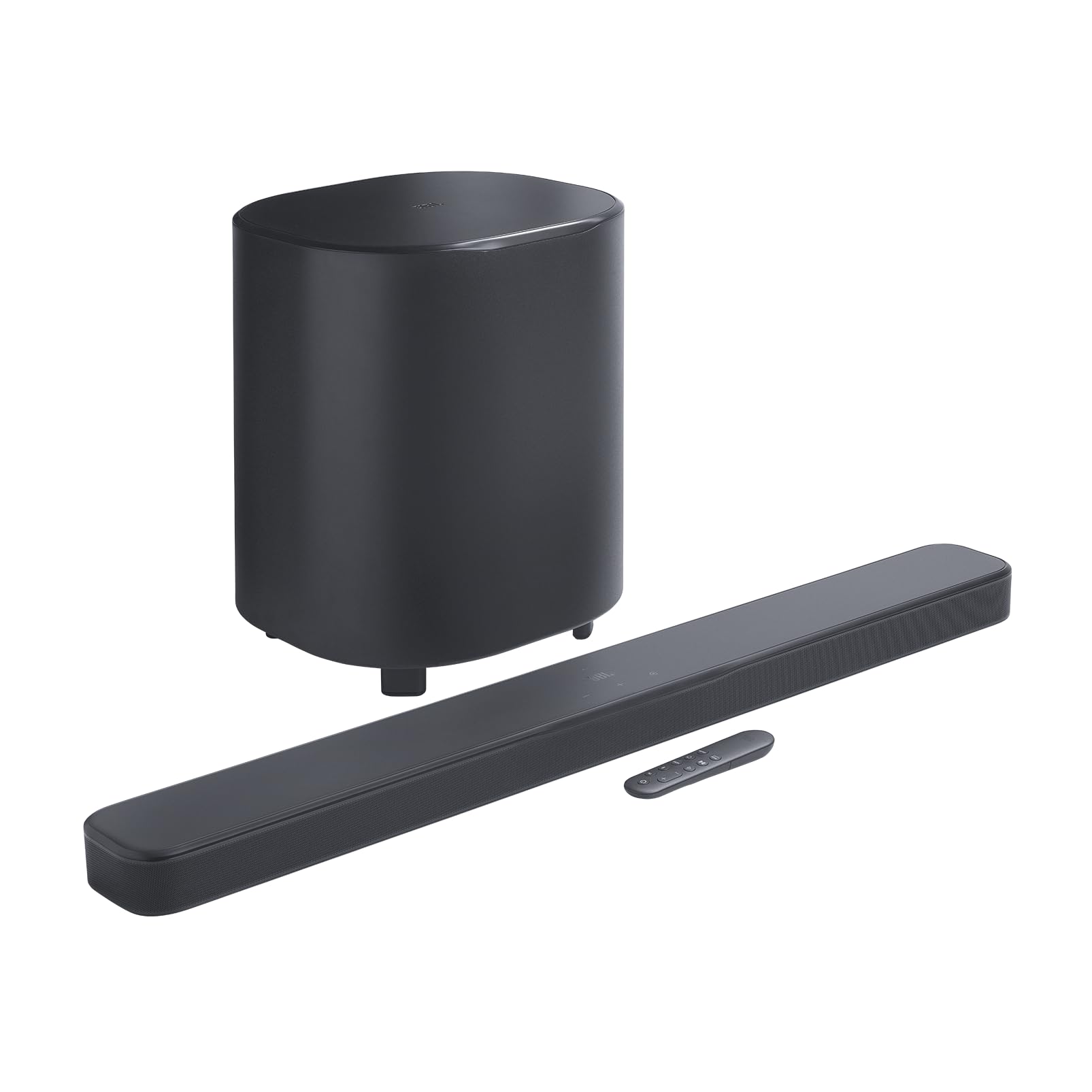 JBL Bar 500 MK2, Barre de Son Bluetooth 5.1 canaux pour TV avec Caisson de Basses de 25,4 cm, Dolby Atmos, HDMI eARC, Wi-FI, vidéo 4K, PureVoice 2.0 et MultiBeam 3.0, Noir