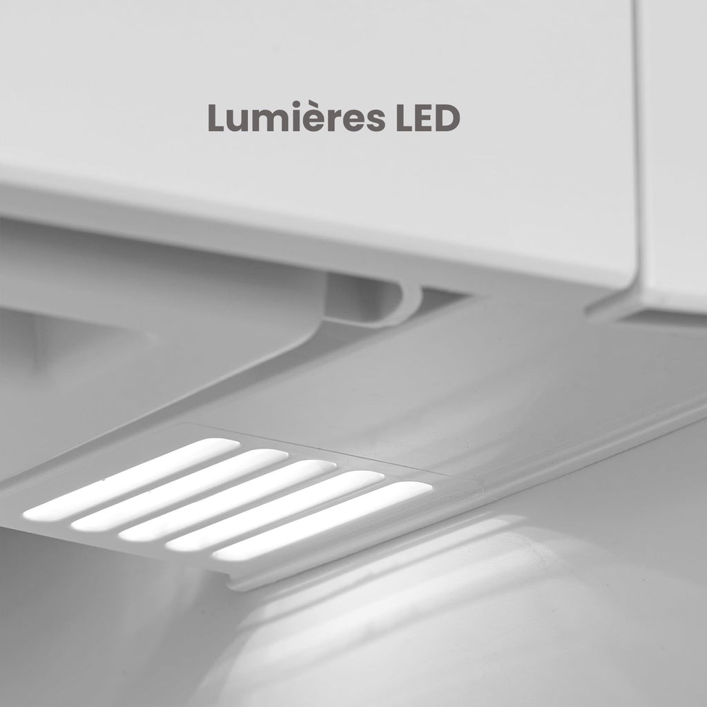 Comfee' RCD93BL2EURT(E) Réfrigérateur Sous-Plan, 93L, Réfrigérateur Rétro Pose Libre avec Compartiment Réfrigérant, Thermostats Réglables, Lumière LED, Noir