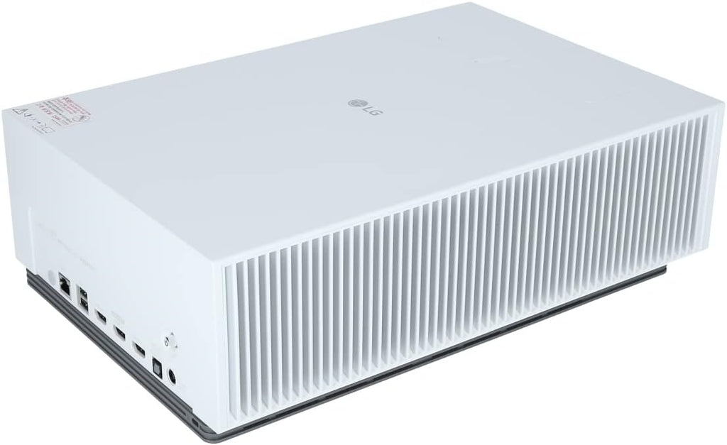 LG Electronics CineBeam Vidéoprojecteur Laser HU710PW Home Cinema 2000 Lumen, 4K UHD 2160p, Projection Entre 40"~300", Smart webOS 6.0, Bluetooth Audio, Haut-parleurs intégrés, pour Apple & Android