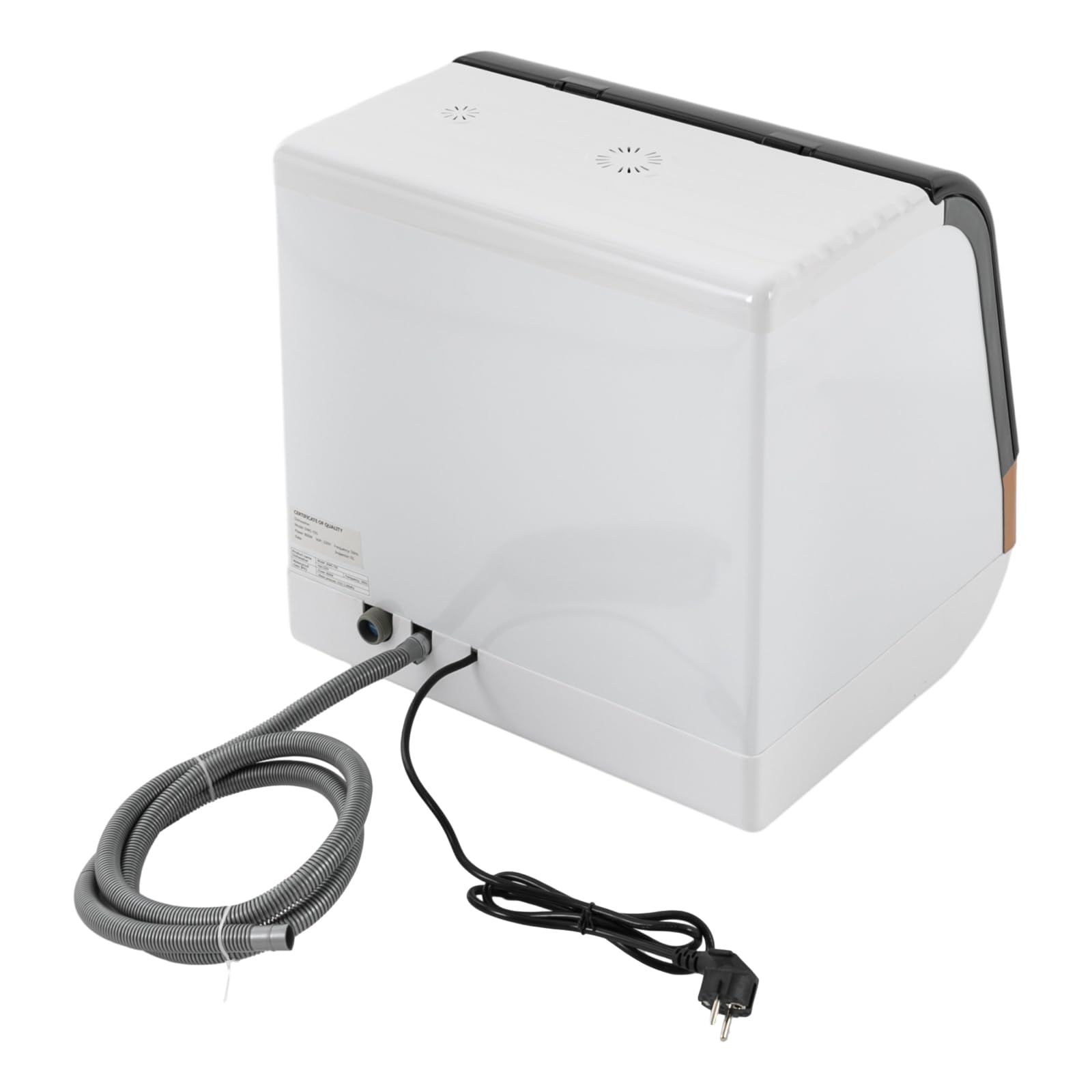 Lave-Vaisselle Portable, Mini-Lave-Vaisselle, 3 Modes De Nettoyage, Lave-Vaisselle, Etre Placé Sur Les Comptoirs, Sous Les Comptoirs, Machines A Laver Et Sur Les Etagères (Blanc)