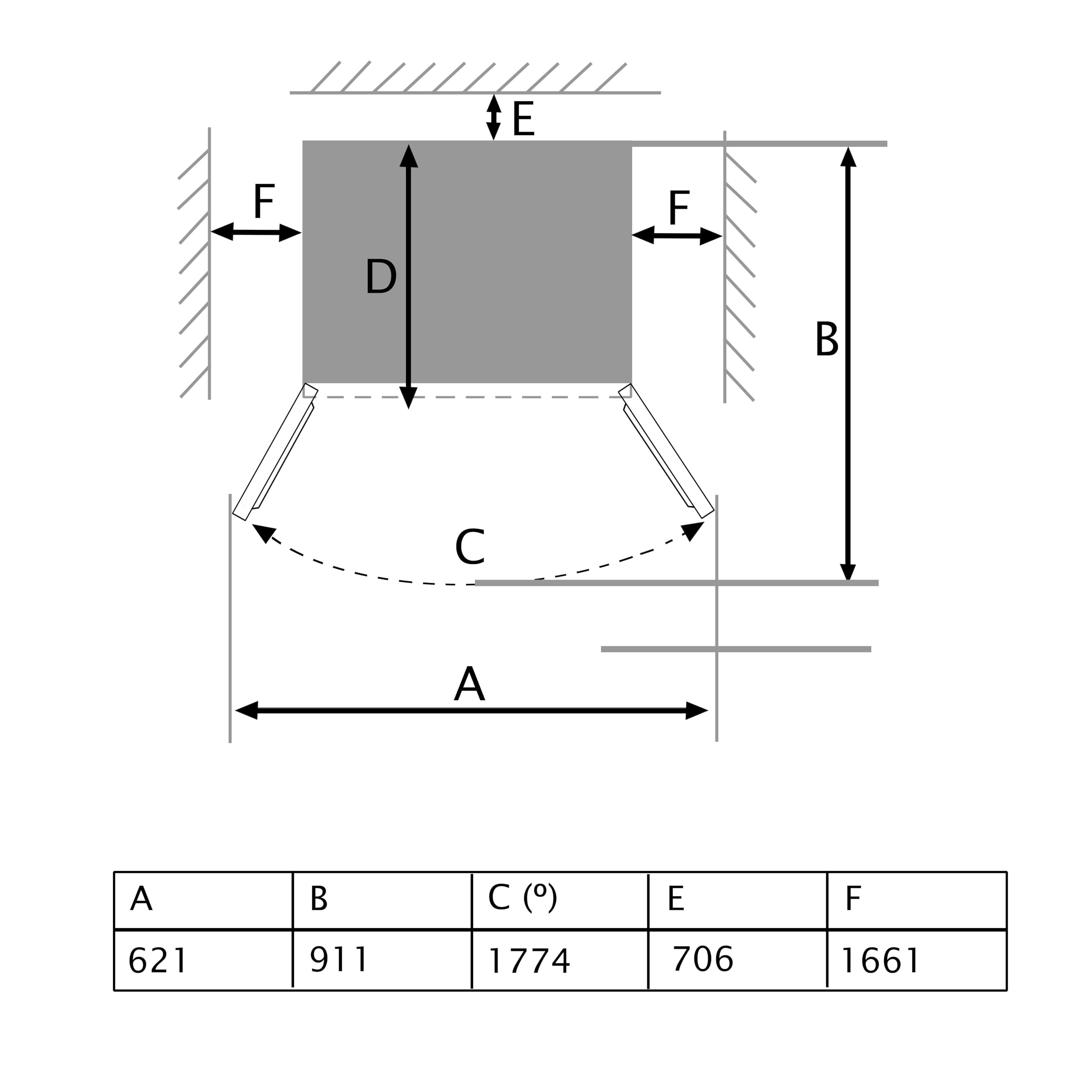 Cecotec Réfrigérateur Américain 4 Portes Dark de 564 L Bolero CoolMarket 4D 564 Dark E. 183 cm de Hauteur, 91 cm de Largeur, Distributeur d'Eau, Moteur Inverter Plus, NoFrost Total