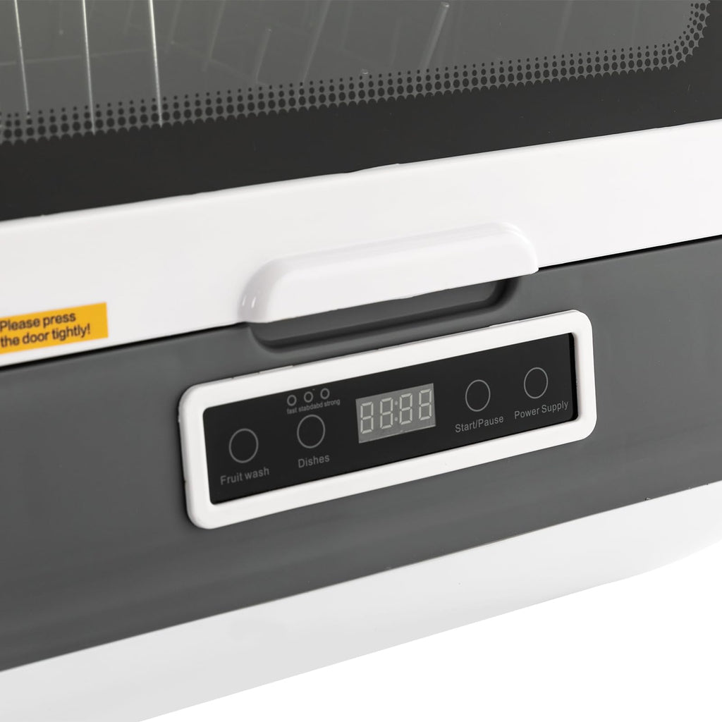 Lave-Vaisselle Portable, Mini-Lave-Vaisselle, 3 Modes De Nettoyage, Lave-Vaisselle, Etre Placé Sur Les Comptoirs, Sous Les Comptoirs, Machines A Laver Et Sur Les Etagères (Blanc)