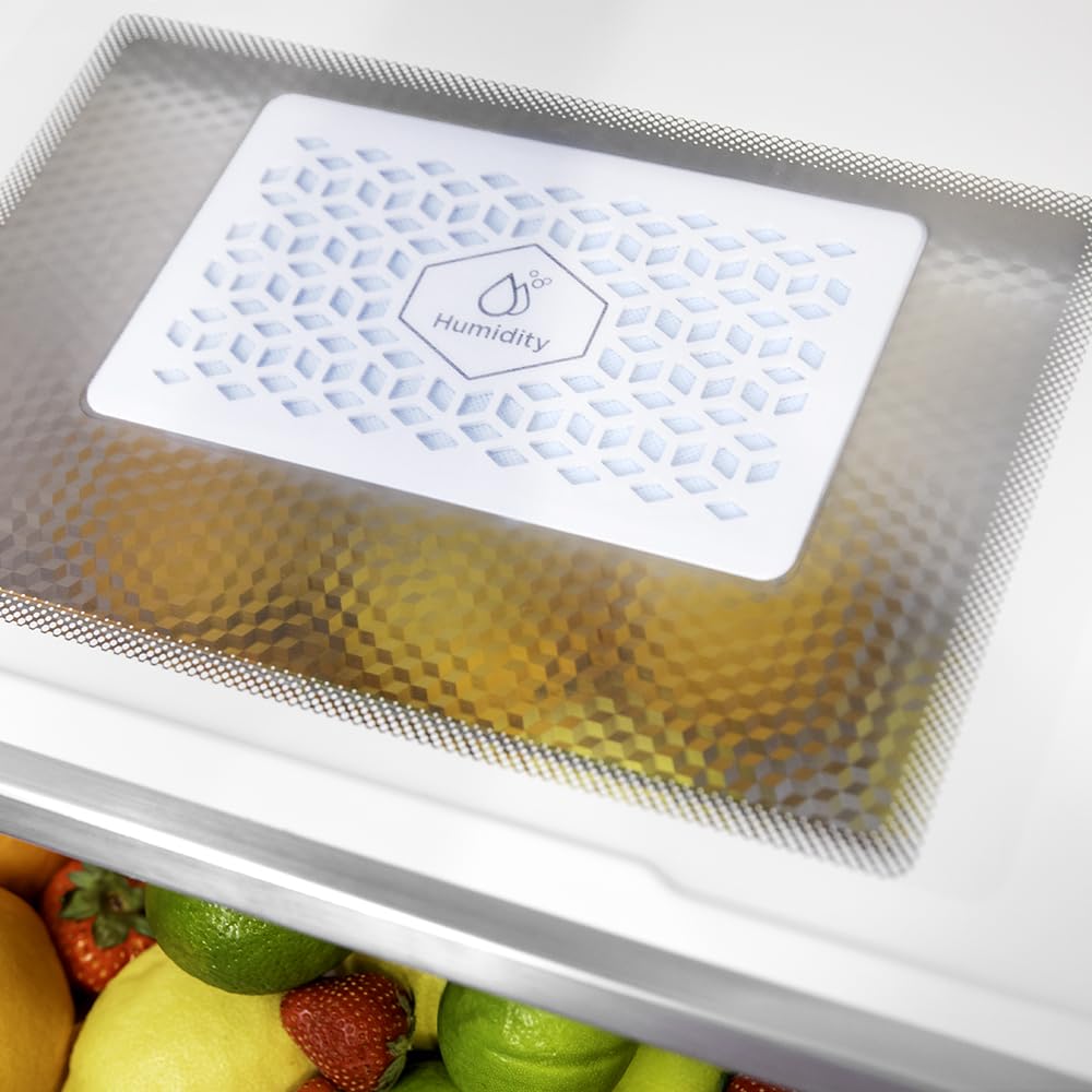 Cecotec American Refrigerator 4 Doors Stainless Steel 490 L CoolMarket 4D 490 Inox E. 183 cm High, 91 cm Wide, Low Power, Inverter Plus, Fast Cooling and Fast Freezing, Total NoFrost