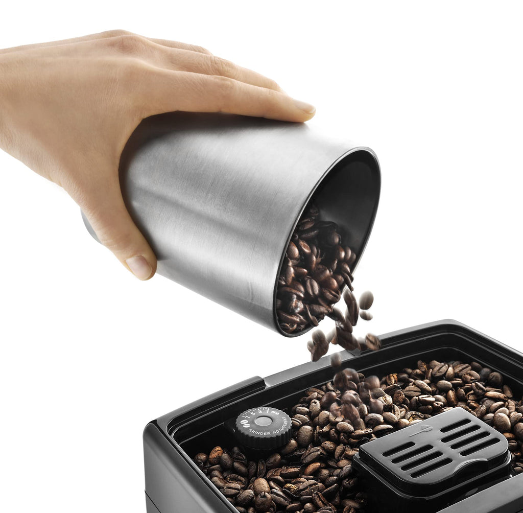 De'Longhi Dinamica Machine a Café Grain ECAM350.55.B Cappuccino et Expresso, 1.8L, Noir