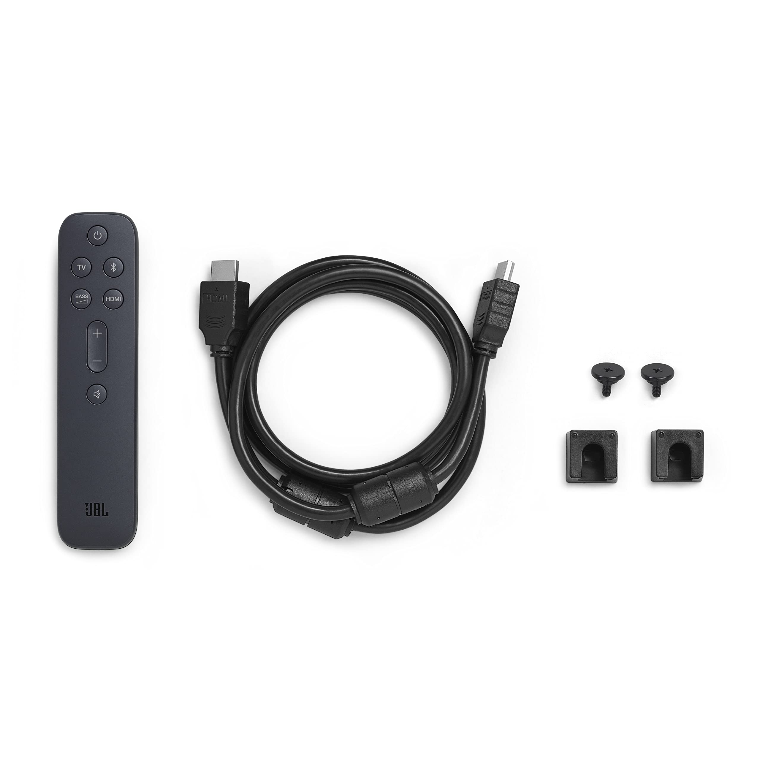 JBL SoundBar 2.1 Deep Bass MK2, Barre de Son pour Télévision pour Système Audio de Divertissement, Design Compact avec JBL Surround Sound, Noir