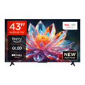 TCL 43T6C Fire TV 43 Pouces QLED 4K UHD Smart TV, HDR (Multi-Format), Dolby Atmos, Motion Clarity, vocale Alexa