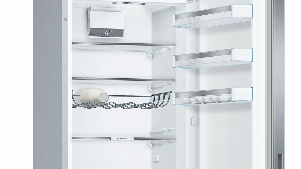 Bosch KGE39ALCA- Série 6, Réfrigérateur combiné pose-libre, 201 x 60 cm, Inox