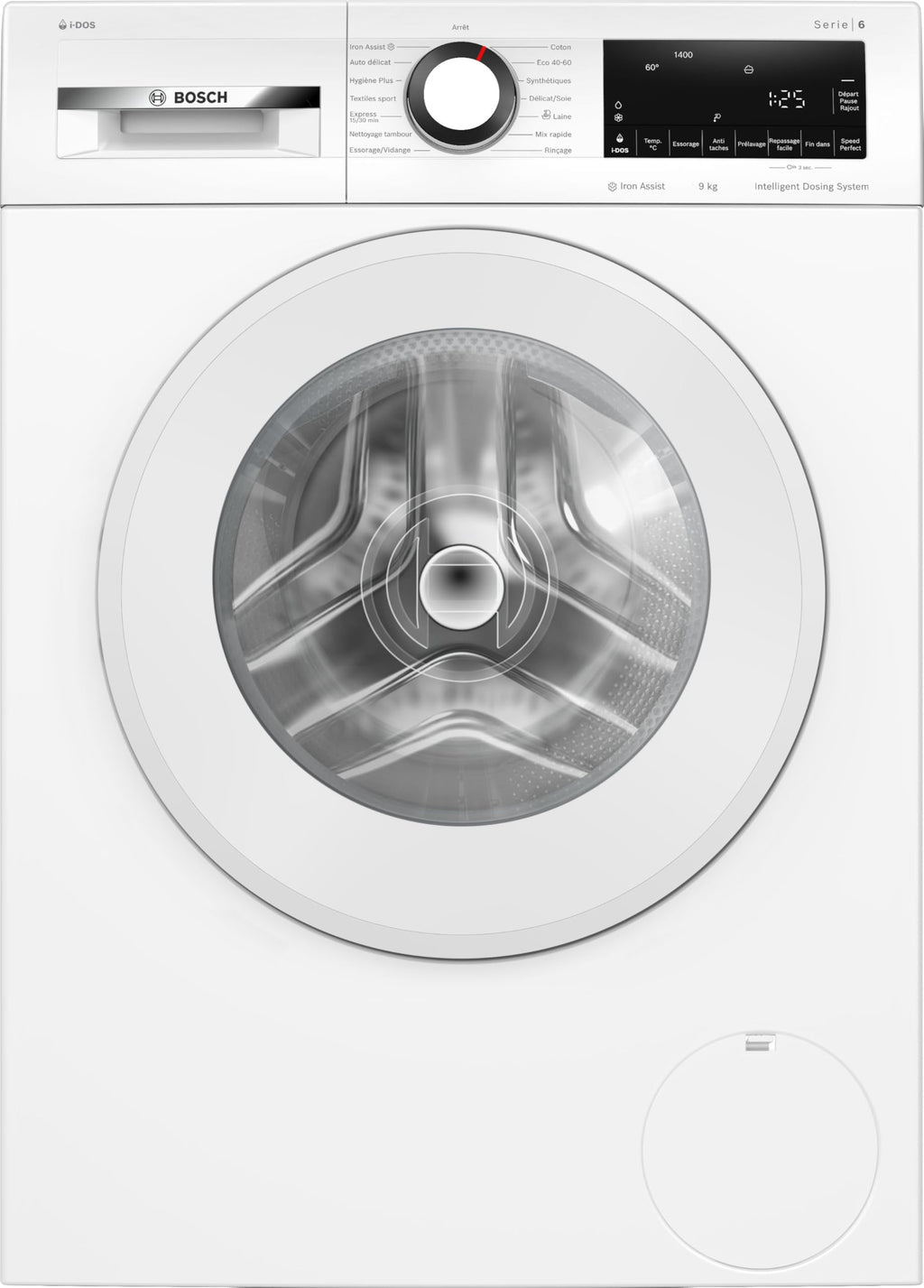 Bosch WGG244F1FR, Série 6, Lave-linge Pose-libre, 9 kg, 1400 trs/min, Blanc
