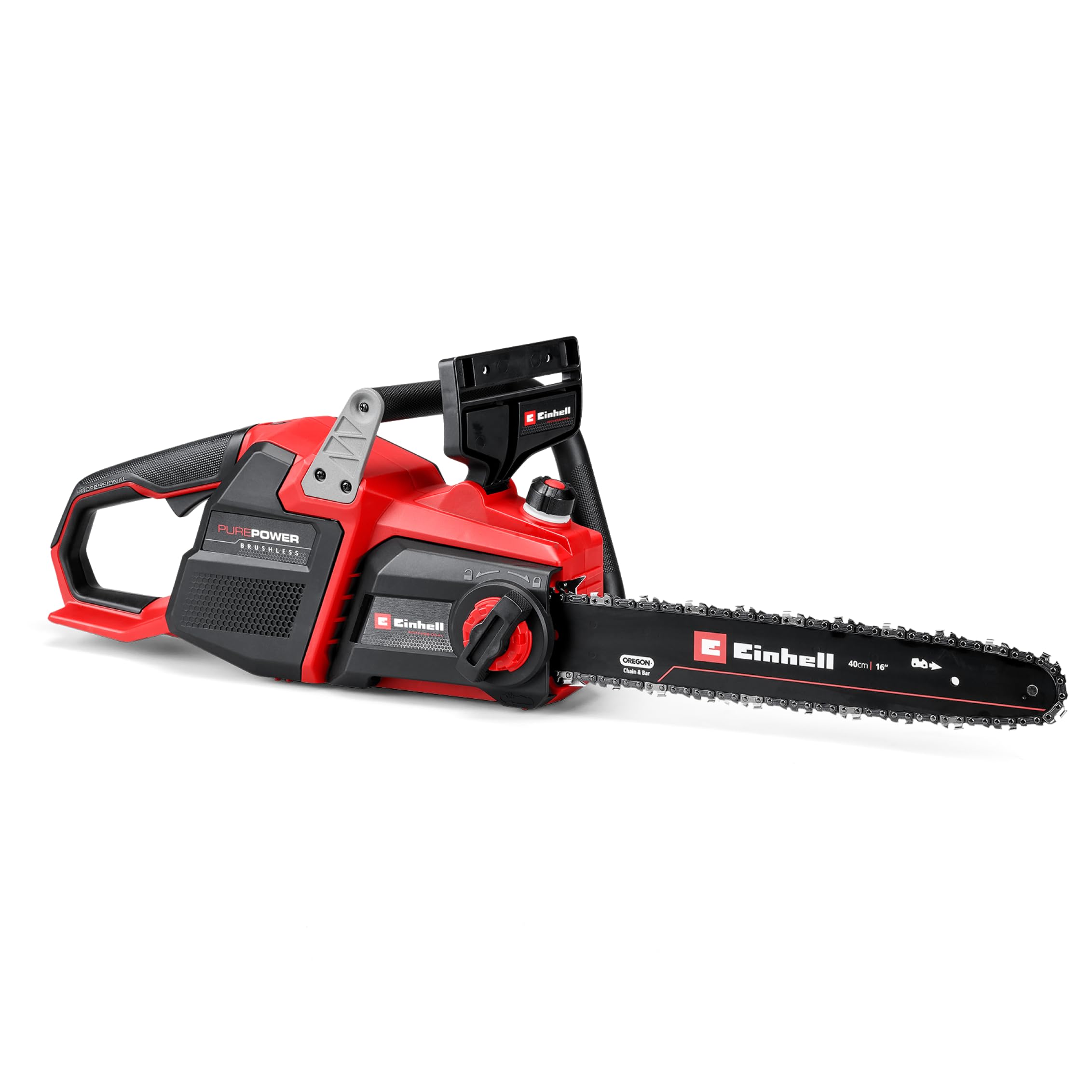 Einhell Professional Tronçonneuse sans fil GP-LC 36/40 Li BL-Solo (36 V, longueur de coupe 38 cm, moteur sans charbon, vitesse de chaîne de 19 m/s, lubrification automatique, sans batteries)