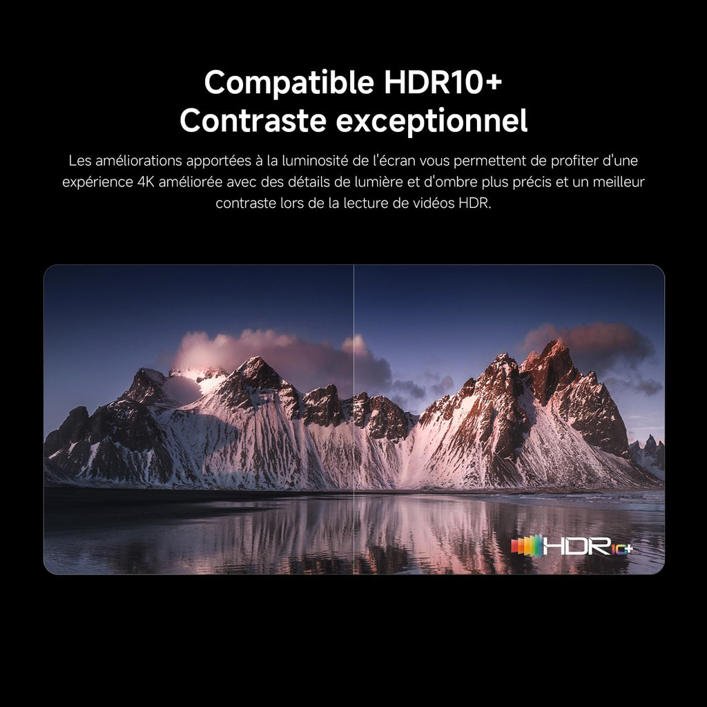 XIAOMI TV F Pro 55, 140 cm (55 Pouces), 4K UHD QLED, Smart TV, Fire TV, Contrôle Vocal Alexa, HDR10+, Mode Game Boost 120Hz, MEMC, 2Go+32Go, Compatible avec AirPlay