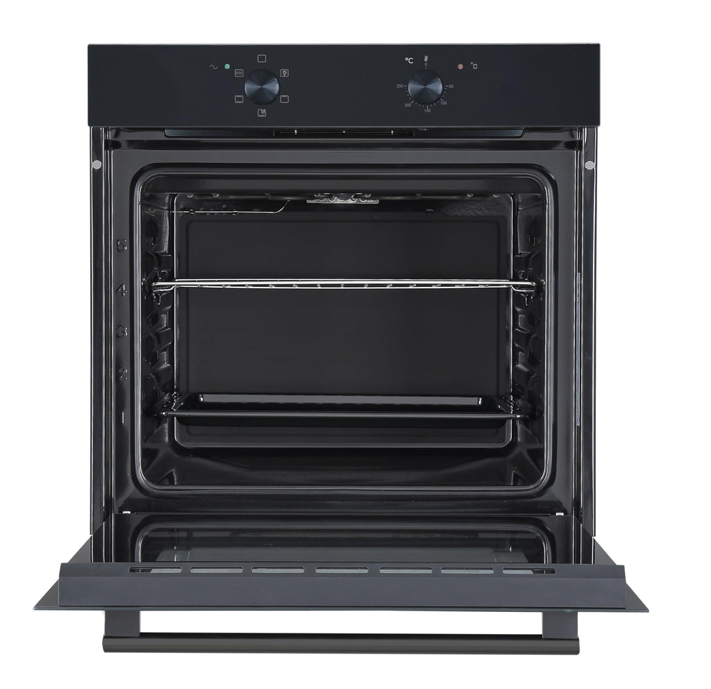 GEDTECH Four encastrable multifonctions GFO76BL - Noir - 76L - Grill - Porte froide - Fonctions vapeur