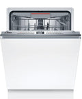 Bosch SMV6YCX02E Série 6, Lave-vaisselle encastrée dissimulée totale, PerfectDry, Home Connect, EfficientDry : ouverture automatique de la porte, 60 cm