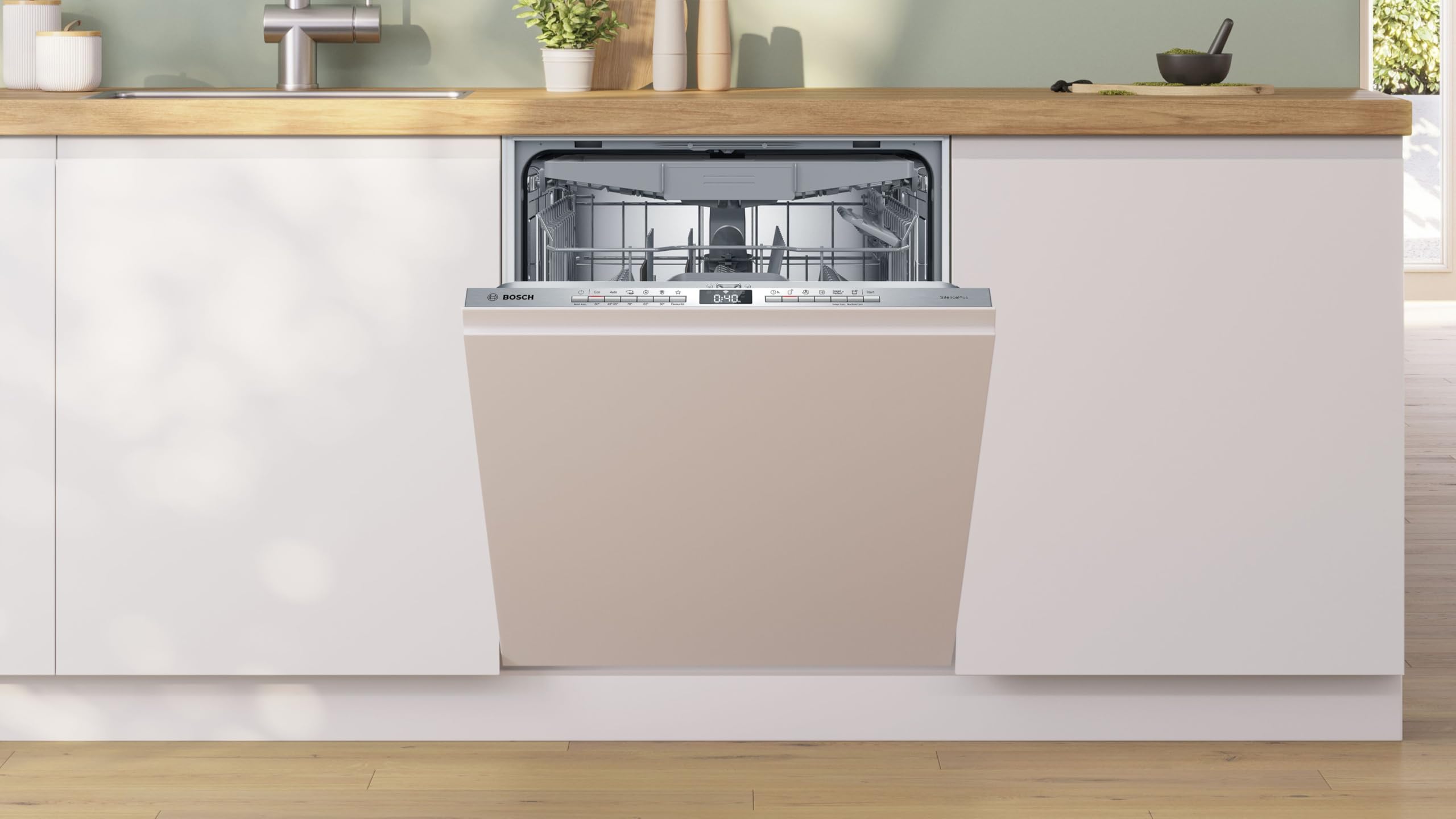 Bosch SMV4EVX02F, Série 4, Lave-vaisselle 60 cm, Encastrable
