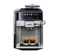 Siemens Set, machine à café tout automatique, EQ6 plus s500, aromaDouble Shot, système autoMilk Clean, gris/noir TE655203RW + BRITA Intenza filtre à eau TZ70003