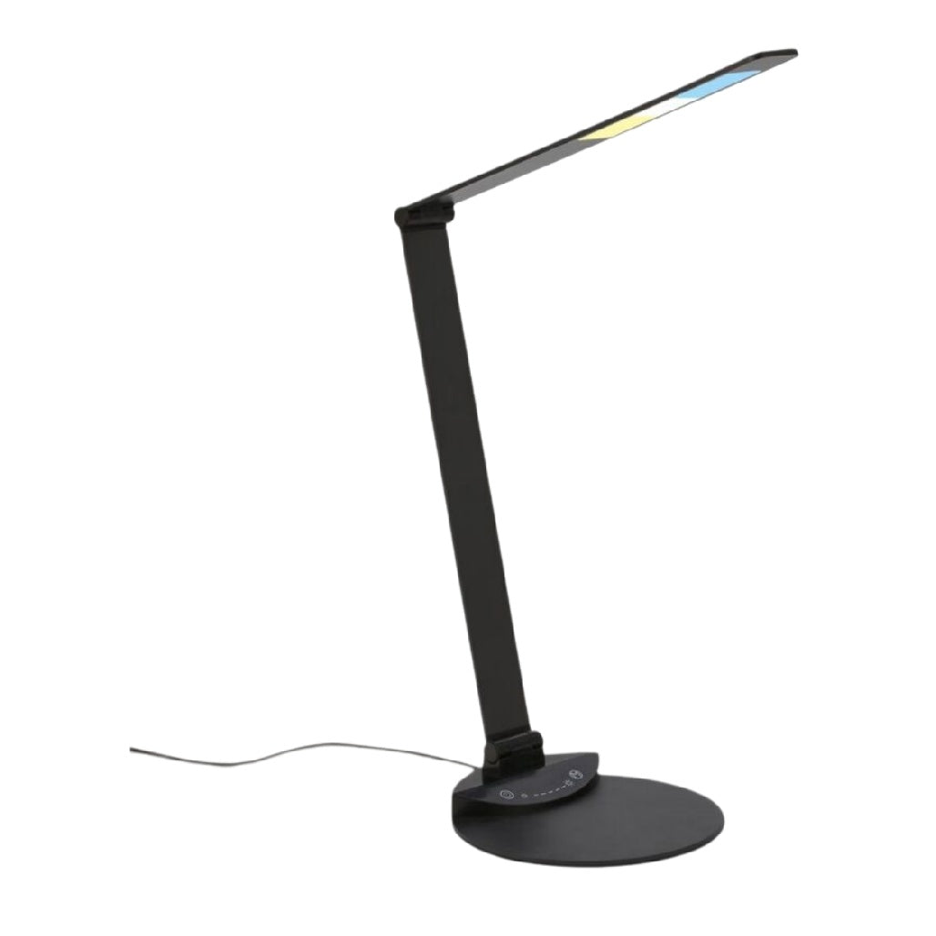 Lampe de bureau LED réglable avec bras articulé - Noir