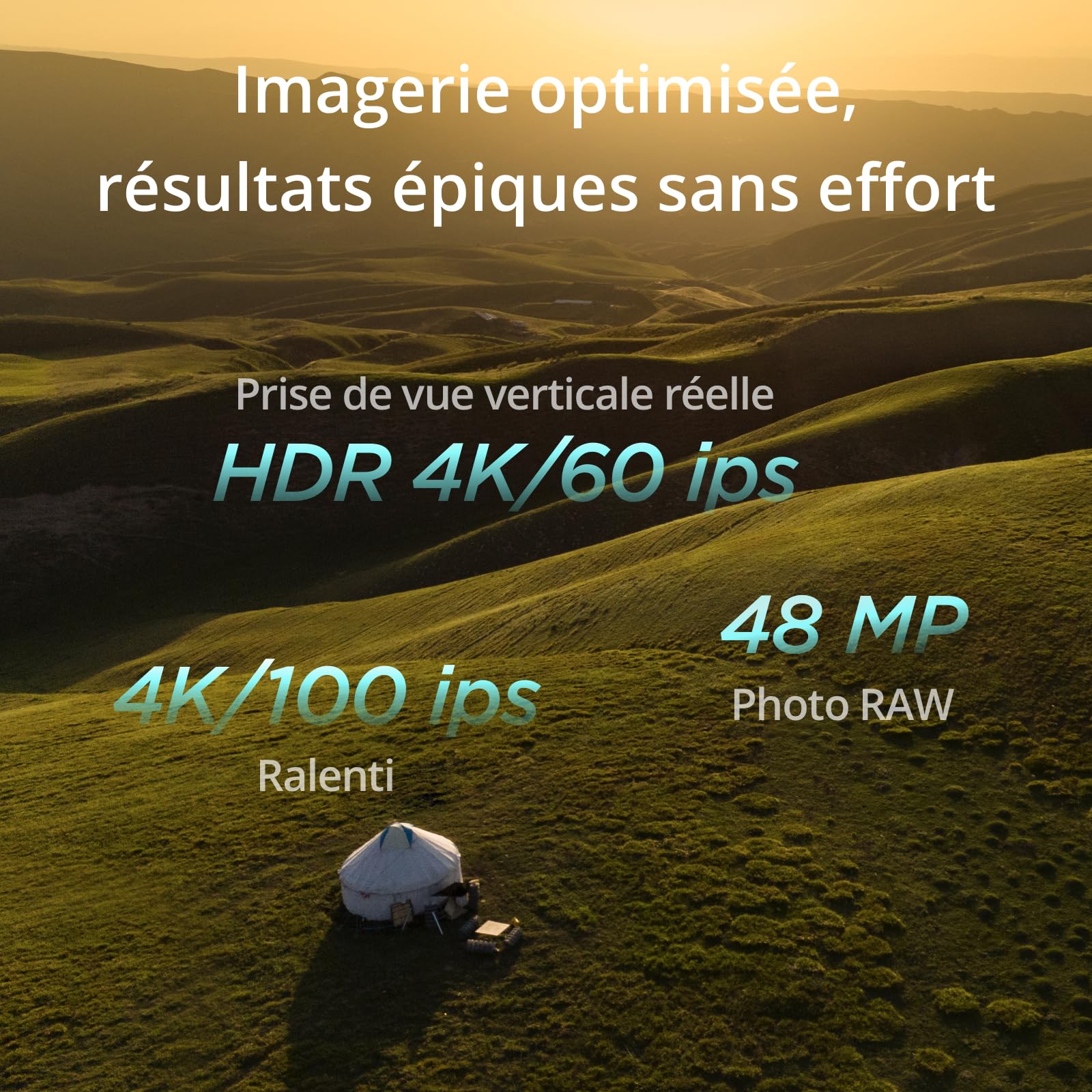 DJI Mini 4 Pro (DJI RC 2), Mini Drone Pliable avec Caméra 4K pour Adultes, Moins de 0,549 lb/249 g, Temps de Vol 34 min, Transmission Vidéo 20 km, Détection Omnidirectionnelle, C0