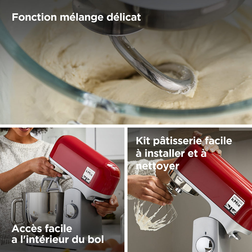 Robot pâtissier KENWOOD KMX750RD - Rouge - 1000 W - 5 L